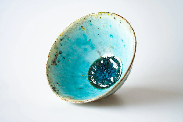Komon Kotsuji Blue Large Rice Bowl Product vendor