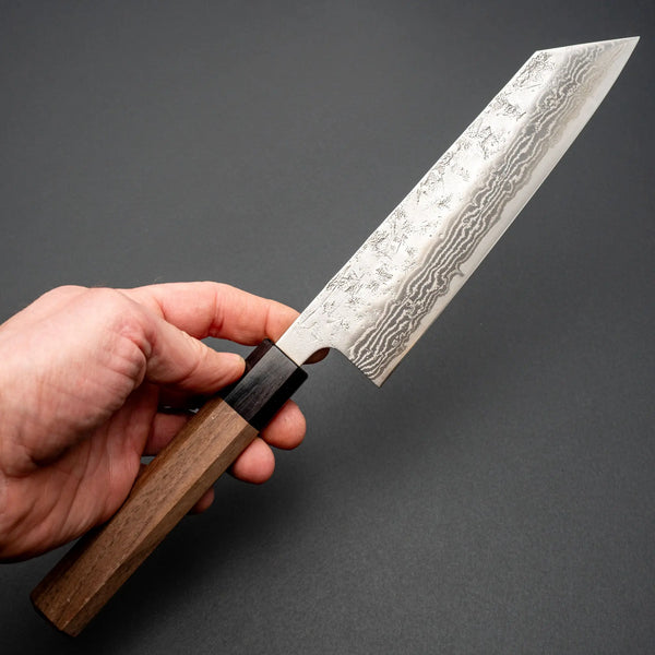 Hitohira Futana Swedish Stainless Nashiji Damascus Bunka 170mm Walnut Handle Product vendor