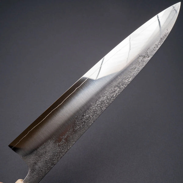 Hitohira Nihei SLD Nashiji Migaki Gyuto 240mm Ringed Gidgee Handle Product vendor
