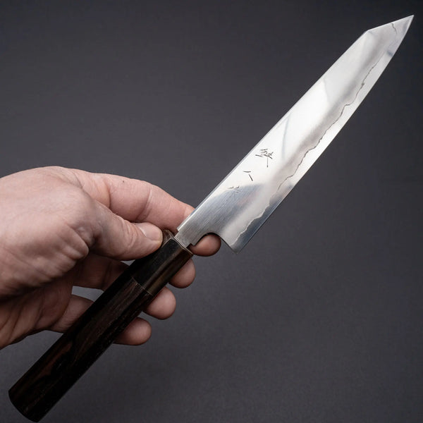 Tetsujin Silver #3 Ukiba Kiritsuke Petty 165mm Taihei Makassar Ebony Handle Product vendor