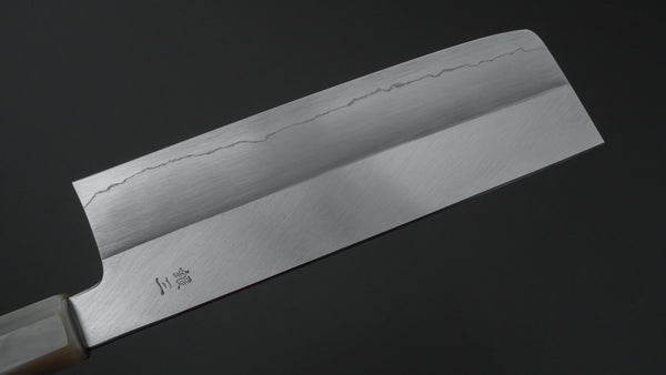 Hitohira Kikuchiyo Ren Silver #3 Nakiri 180mm Ebony Handle Product vendor