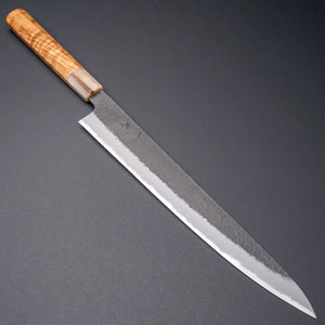 Hitohira Hinode Nashiji White #2 Sujihiki 270mm Riisgaard Tamamoku Cedar Handle Product vendor