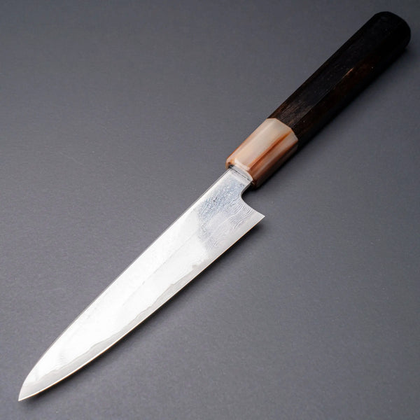 Hitohira Kikuchiyo Rou VG10 Hyokyo Damascus Petty 150mm Ebony Handle Product vendor