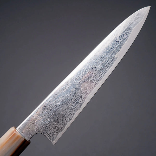 Hitohira Kikuchiyo Rou VG10 Hyokyo Damascus Petty 150mm Ebony Handle Product vendor