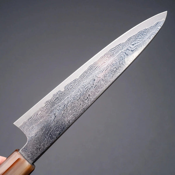 Hitohira Kikuchiyo Rou VG10 Hyokyo Damascus Petty 150mm Ebony Handle Product vendor