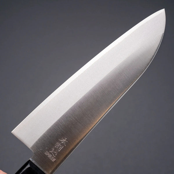 Yamato Ichimonji Stainless Clad Carbon Santoku Pakka Handle (No Bolster) Product vendor