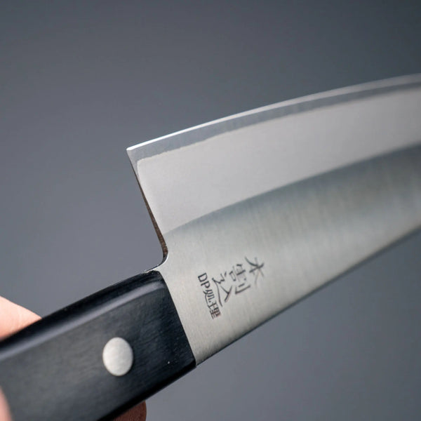 Yamato Ichimonji Stainless Clad Carbon Santoku Pakka Handle (No Bolster) Product vendor