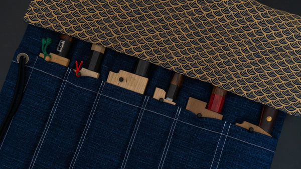Hitohira Wagara Knife Roll Medium (6 Pocket) #002 Product vendor