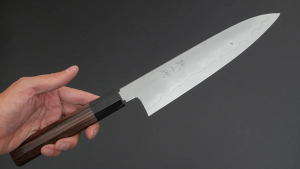 Tetsujin Silver #3 Kasumi Gyuto 210mm Taihei Makassar Ebony Handle Product vendor