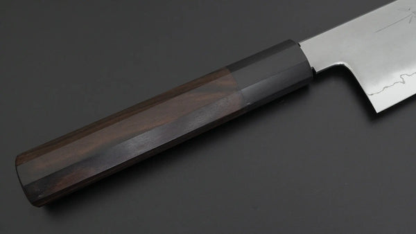 Tetsujin Silver #3 Kasumi Gyuto 240mm Taihei Makassar Ebony Handle (Blond Horn) Product vendor