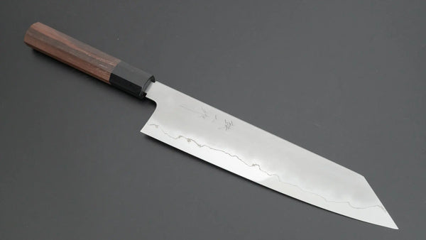 Tetsujin Silver #3 Kasumi Kiritsuke Gyuto 240mm Taihei Makassar Ebony Handle Product vendor