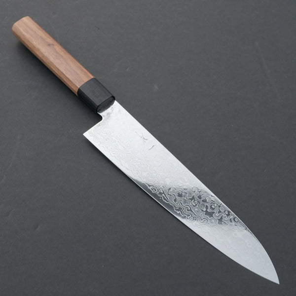 Hitohira HG Damascus Gyuto 210mm Walnut Handle Product vendor