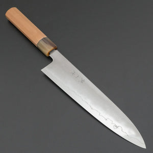 Tetsujin Silver #3 Kasumi Gyuto 240mm Yakusugi Cedar Handle Product vendor