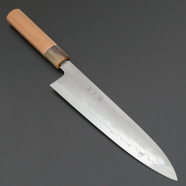 Tetsujin Silver #3 Kasumi Gyuto 240mm Yakusugi Cedar Handle Product vendor