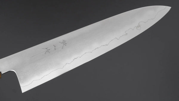 Tetsujin Silver #3 Kasumi Gyuto 240mm Yakusugi Cedar Handle Product vendor
