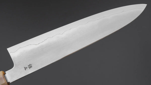 Tetsujin Silver #3 Kasumi Gyuto 240mm Yakusugi Cedar Handle Product vendor