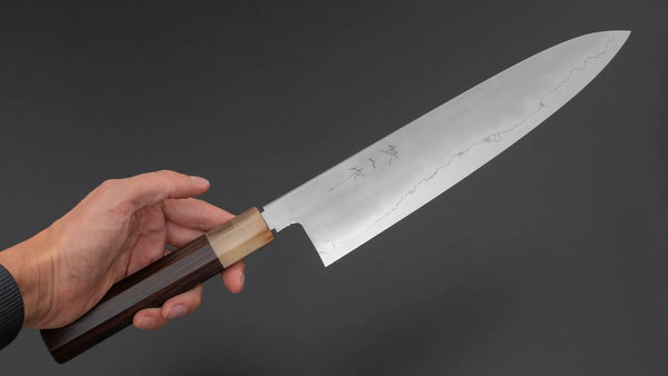 Tetsujin Silver #3 Kasumi Gyuto 270mm Taihei Makassar Ebony Handle Product vendor