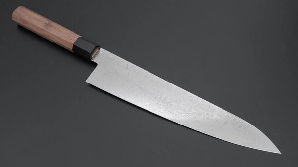 Hitohira HG Damascus Gyuto 240mm Walnut Handle Product vendor