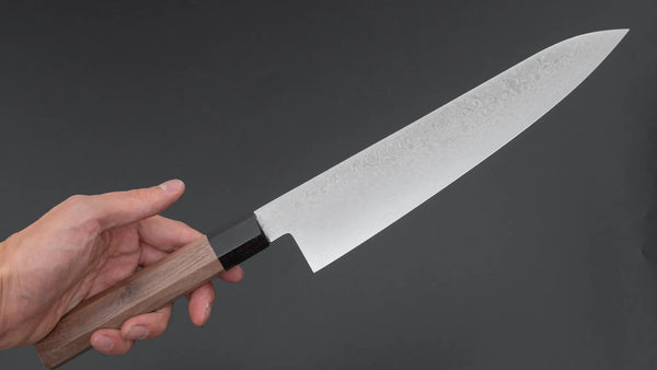 Hitohira HG Damascus Gyuto 240mm Walnut Handle Product vendor