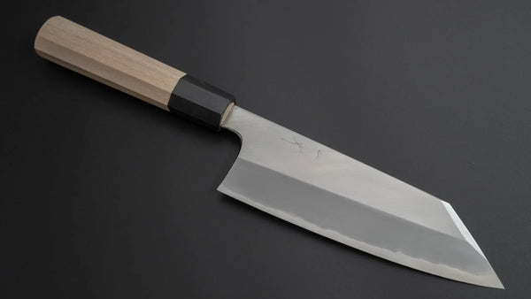 Hitohira Togashi White #1 Stainless Clad Migaki Bunka 180mm Ho Wood Handle Product vendor