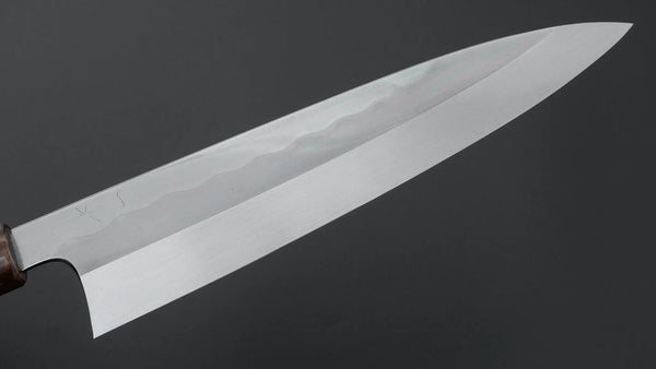 Hitohira Togashi White #1 Notaremon Mizu Honyaki Gyuto 240mm Taihei Makassar Ebony Handle (#129/ Saya) Product vendor