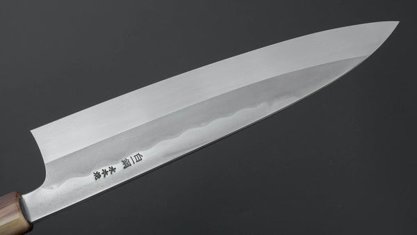 Hitohira Togashi White #1 Notaremon Mizu Honyaki Gyuto 240mm Taihei Makassar Ebony Handle (#129/ Saya) Product vendor