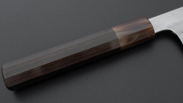Hitohira Togashi White #1 Notaremon Mizu Honyaki Gyuto 240mm Taihei Makassar Ebony Handle (#129/ Saya) Product vendor
