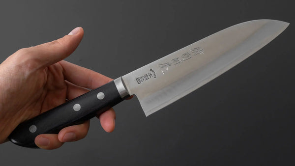 Hitohira Imojiya MZ Chromax Santoku 165mm Pakka Handlen Product vendor