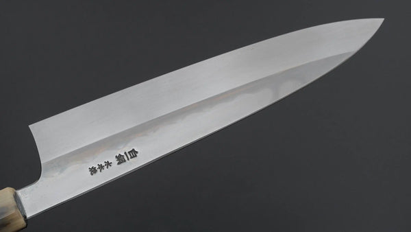 Hitohira Togashi White #1 Notaremon Mizu Honyaki Gyuto 240mm Ziricote Handle (#156/ Saya) Product vendor