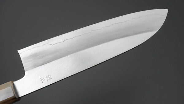 Hitohira Kikuchiyo Ren Silver #3 Santoku 180mm Ebony Handle Product vendor