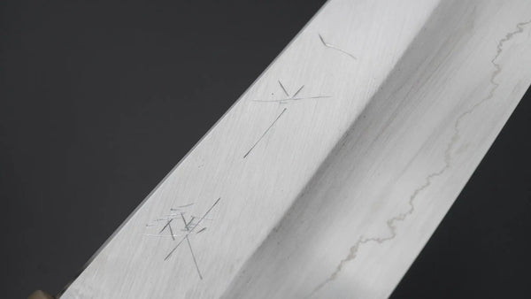 Hitohira Kikuchiyo Ren Silver #3 Santoku 180mm Ebony Handle Product vendor