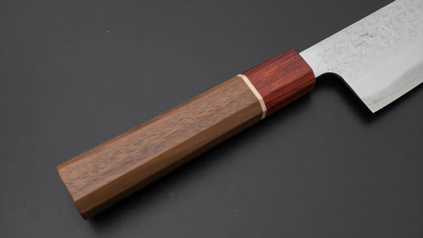 Hitohira Echizen SG2 Tsuchime Santoku 170mm Walnut Handle Product vendor