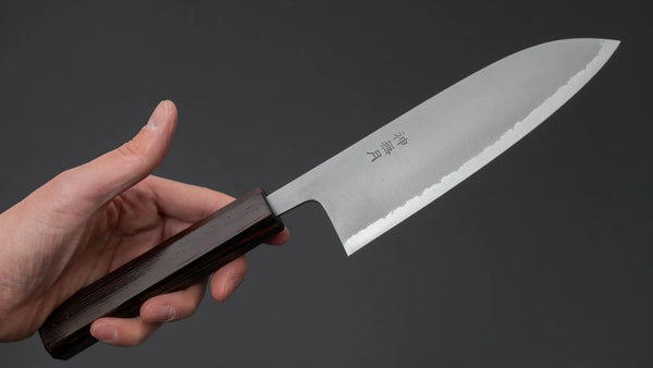 Myojin Riki Kanazuki White #2 Stainless Clad Kasumi Santoku 170mm Wenge Handle Product vendor