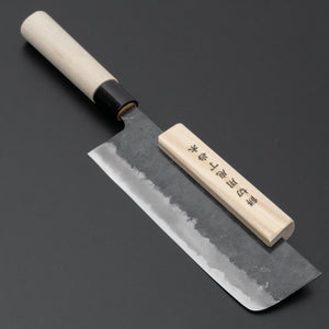 Hitohira Kurouchi White #2 Mochi Kiri 185mm Poplar Handle Product vendor