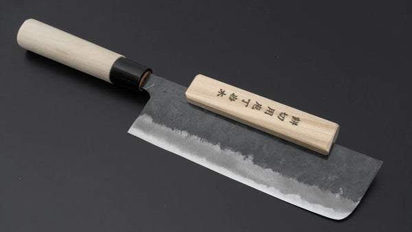 Hitohira Kurouchi White #2 Mochi Kiri 185mm Poplar Handle Product vendor