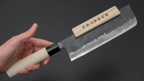 Hitohira Kurouchi White #2 Mochi Kiri 185mm Poplar Handle Product vendor