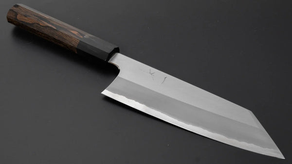 Hitohira Togashi White #1 Stainless Clad Migaki Bunka 180mm Ziricote Handle Product vendor