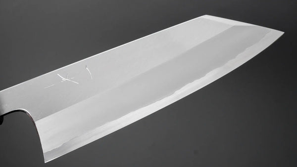 Hitohira Togashi White #1 Stainless Clad Migaki Bunka 180mm Ziricote Handle Product vendor