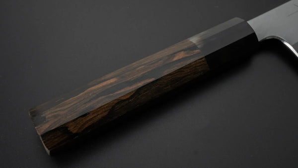 Hitohira Togashi White #1 Stainless Clad Migaki Bunka 180mm Ziricote Handle Product vendor