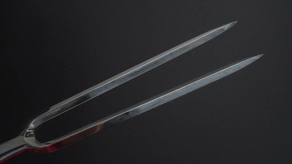 Hitohira Straight Carving Fork Black Pakka Handle Product vendor