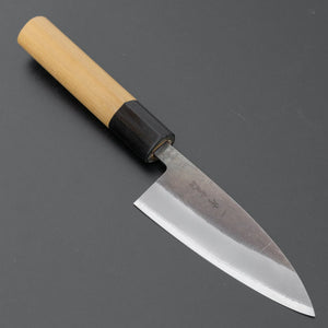 Hitohira TD Blue #2 Stainless Clad Kurouchi Utility 105mm Ho Wood Handle (D-Shape) Product vendor