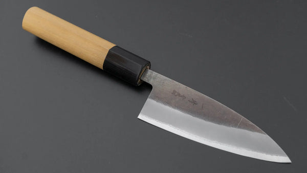 Hitohira TD Blue #2 Stainless Clad Kurouchi Utility 105mm Ho Wood Handle (D-Shape) Product vendor