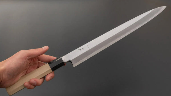 Hitohira Kikuchiyo Manzo Blue #2 Yanagiba 300mm Ho Wood Handle (Saya) Product vendor