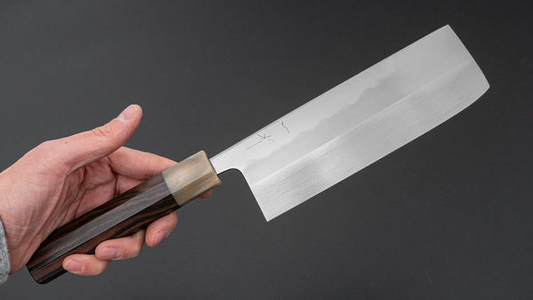 Hitohira Togashi White #1 Notaremon Mizu Honyaki Nakiri Taihei Makassar Ebony Handle (#107/ Saya) Product vendor
