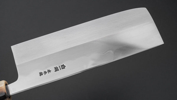 Hitohira Togashi White #1 Notaremon Mizu Honyaki Nakiri Taihei Makassar Ebony Handle (#107/ Saya) Product vendor