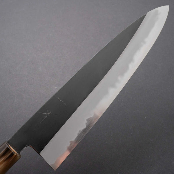 Hitohira Tanaka Kyuzo Blue #1 Kurouchi Gyuto 240mm Yakusugi Cedar Handle (Extra Height) Product vendor
