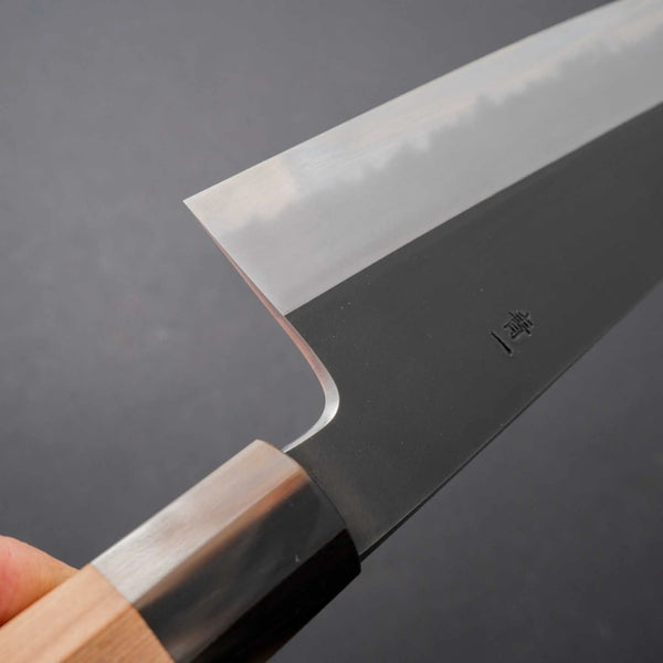Hitohira Tanaka Kyuzo Blue #1 Kurouchi Gyuto 240mm Yakusugi Cedar Handle (Extra Height) Product vendor
