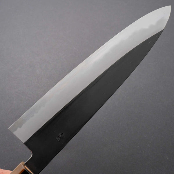 Hitohira Tanaka Kyuzo Blue #1 Kurouchi Gyuto 240mm Yakusugi Cedar Handle (Extra Height) Product vendor