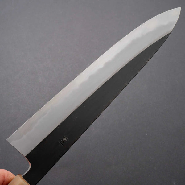 Hitohira Tanaka Kyuzo Blue #1 Kurouchi Gyuto 240mm Yakusugi Cedar Handle Product vendor