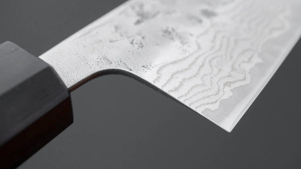 Hitohira Futana Swedish Stainless Nashiji Damascus Santoku 170mm Walnut Handle Product vendor